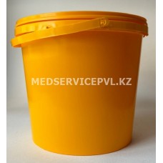 Емкость-контейнер для  сбора отходов, Б цвет желтый 6 л 